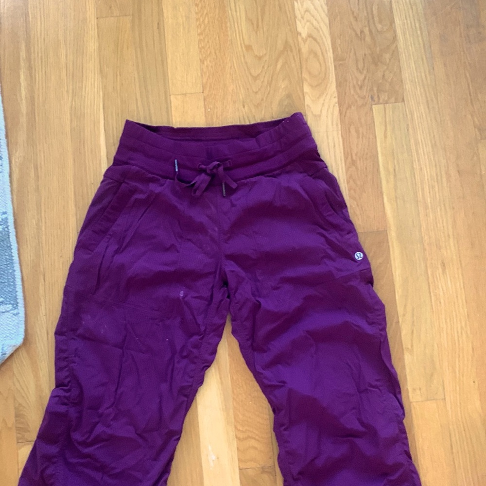 Lululemon pants - eggplant color size 6